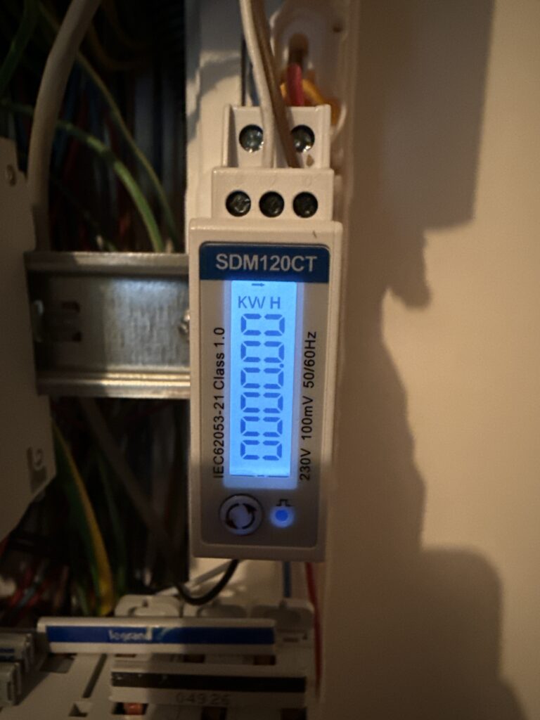 Compteur dédié au suivi de consommation d’une borne de recharge